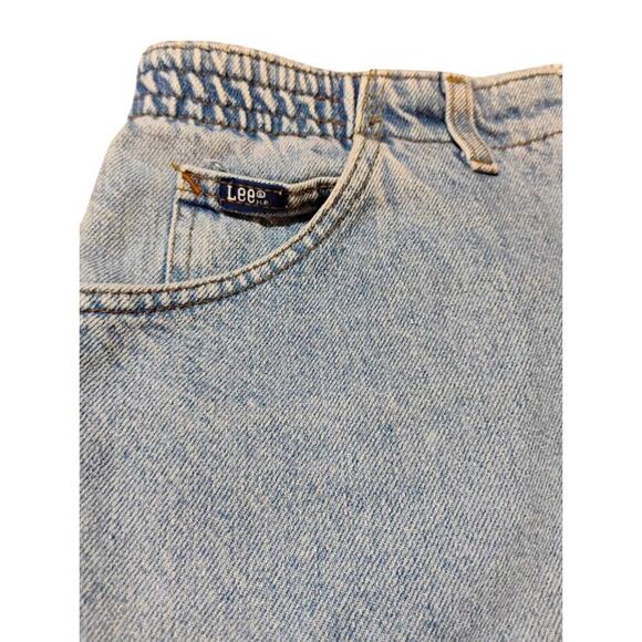 Lee Vintage 90's Jeans Womens Size 12 M Mom High Rise Denim Light Blue - Picture 10 of 11